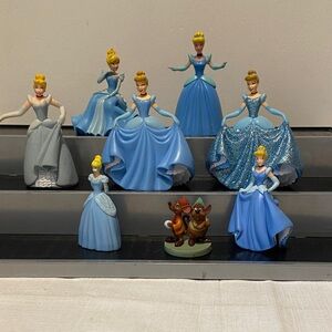 8 Disney Cinderella Figures